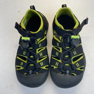 Keen Big Kids Sandals Water Shoes Size 2 Black/Green washable,Footwear,Casual